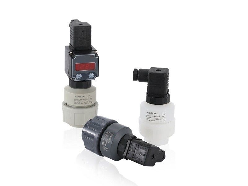 Industrial Pressure Transmitter Transducer Sensor PVC With EPDM Seal